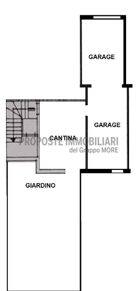 PLANIMETRIA PT GARAGE E CANTINA